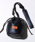 FREDY & GLOSTER(フレディ アンド グロスター) 【UNIVERSAL OVERALL】ECO レザー巾着 ショルダーバッグ