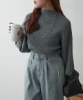 NICE CLAUP / OLIVE des OLIVE OUTLET(ナイスクラップ  / オリーブ デ オリーブ アウトレット) プチプラseries♡【RMAF】PBTボトルネックニット
