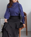 NICE CLAUP / OLIVE des OLIVE OUTLET(ナイスクラップ  / オリーブ デ オリーブ アウトレット) プチプラseries♡【RMAF】PBTボトルネックニット