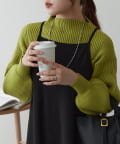 NICE CLAUP / OLIVE des OLIVE OUTLET(ナイスクラップ  / オリーブ デ オリーブ アウトレット) プチプラseries♡【RMAF】PBTボトルネックニット