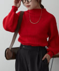 NICE CLAUP / OLIVE des OLIVE OUTLET(ナイスクラップ  / オリーブ デ オリーブ アウトレット) プチプラseries♡【RMAF】PBTボトルネックニット