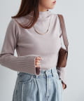 NICE CLAUP / OLIVE des OLIVE OUTLET(ナイスクラップ  / オリーブ デ オリーブ アウトレット) 【RMAF】袖フレアーハイネックニット