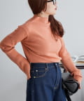 NICE CLAUP / OLIVE des OLIVE OUTLET(ナイスクラップ  / オリーブ デ オリーブ アウトレット) 【RMAF】袖フレアーハイネックニット