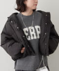NICE CLAUP / OLIVE des OLIVE OUTLET(ナイスクラップ  / オリーブ デ オリーブ アウトレット) プチプラseries♡【RMAF】フード中綿ジャケット