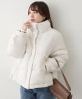 NICE CLAUP / OLIVE des OLIVE OUTLET(ナイスクラップ  / オリーブ デ オリーブ アウトレット) プチプラseries♡【RMAF】フード付き２WAY中綿ジャケット