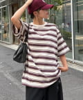 OUTLET(アウトレット) 【CIAOPANIC TYPY】【UNISEX】ヴィンテージライクボーダーTEE