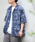 OUTLET(アウトレット) 【CIAOPANIC TYPY】アフリカンバティックヴィンテージ柄シャツ