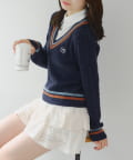 Remind me and forever(リマインドミーアンドフォーエバー) 【MARCHES】シャツ&ニットドッキング