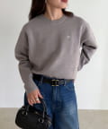 FREDY & GLOSTER(フレディ アンド グロスター) FR刺繍スウェットニットプルオーバー