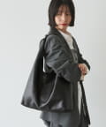 russet(ラシット) レザーホーボーバッグ L