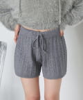 RAY CASSIN(レイカズン) ケーブルニットショートパンツ
