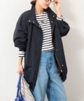 NOLLEY'S(ノーリーズ) ウォッシャブルスタンドネックコート
