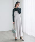La boutique BonBon(ラブティックボンボン) ラッフルマーメイドキャミワンピース