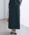 La boutique BonBon(ラブティックボンボン) ダブルクロスナローマキシスカート