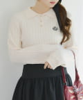NICE CLAUP / OLIVE des OLIVE OUTLET(ナイスクラップ  / オリーブ デ オリーブ アウトレット) BASICポロニット