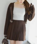 NICE CLAUP / OLIVE des OLIVE OUTLET(ナイスクラップ  / オリーブ デ オリーブ アウトレット) 【RMAF】ニットラインパーカーset up