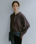 Pasterip(パセリ) Maxi sleeve chibi hoodie