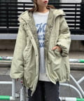 w closet(ダブルクローゼット) 【9/13(土)～アウター10％オフ対象】リバーシブルモンスターコート