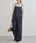 LOUNGEDRESS(ラウンジドレス) デニムキャミサロペット