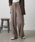 COLONY 2139(コロニー トゥーワンスリーナイン) ウールライクジャージーイージーパンツ