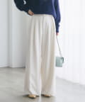 La boutique BonBon(ラブティックボンボン) ベルト付きワイドパンツ