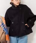 NOLLEY'S(ノーリーズ) ウールカシミヤダブルブレストコート