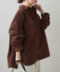 PUAL CE CIN(ピュアルセシン) コーデュロイCPOシャツ