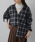 PUAL CE CIN(ピュアルセシン) オンブレチェックシャツ