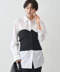 LOUNGEDRESS(ラウンジドレス) シャツ＋ニットビスチェセット