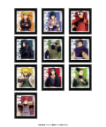 baseyard tokyo(ベースヤード トーキョー) 【NARUTO】 トレーディング フレームマグネットミラー３個セット