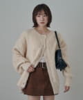 mline(エムライン) [mline]エアリーループカーディガン