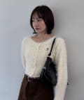 mline(エムライン) [mline]刺繍フェザーカーディガン