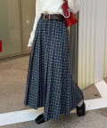 CIAOPANIC(チャオパニック) 【２サイズ展開】チェックプリーツスカート