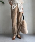 DOUDOU(ドゥドゥ) 【WEB限定】コーデュロイワイドパンツ