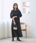 La boutique BonBon(ラブティックボンボン) ドルマン切替ワンピース