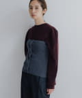 Pasterip(パセリ) 【Layering set】Cardigan with bustier