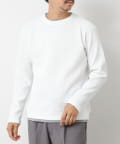 NOLLEY'S(ノーリーズ) 【IRM】《吸水速乾/UVカット》ワッフルダブルカラー LS Tee