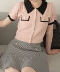 NICE CLAUP / OLIVE des OLIVE OUTLET(ナイスクラップ  / オリーブ デ オリーブ アウトレット) 【one after another】配色ニット