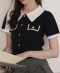 NICE CLAUP / OLIVE des OLIVE OUTLET(ナイスクラップ  / オリーブ デ オリーブ アウトレット) 【one after another】配色ニット