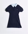 NICE CLAUP / OLIVE des OLIVE OUTLET(ナイスクラップ  / オリーブ デ オリーブ アウトレット) 【OLIVEdes OLIVE】2枚衿ポロワンピ