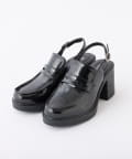 NICE CLAUP / OLIVE des OLIVE OUTLET(ナイスクラップ  / オリーブ デ オリーブ アウトレット) 【one after another】バックベルトローファー