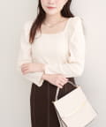 natural couture(ナチュラルクチュール) 【WEB限定】テレコ２WAYプリンセスＴ