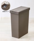 3COINS(スリーコインズ) 両開きプッシュダストボックス：20L／KITINTO