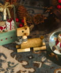 salut!(サリュ) ウッドおすわりトナカイオーナメント／クリスマス