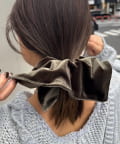 CIAOPANIC TYPY(チャオパニックティピー) lilプレート付きベロアBIGシュシュ