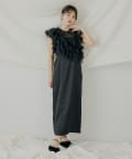 Chico(チコ) 【10/23(木)0時販売】アシメフリルトップス+キャミワンピース【SALON by Chico】