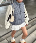 CIAOPANIC TYPY(チャオパニックティピー) 【UNISEX】ギンガムチェック中綿ベスト