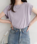 NICE CLAUP / OLIVE des OLIVE OUTLET(ナイスクラップ  / オリーブ デ オリーブ アウトレット) 【natural couture前後２WAYスカラップノースリカットソーブラウス