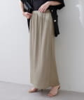 NICE CLAUP / OLIVE des OLIVE OUTLET(ナイスクラップ  / オリーブ デ オリーブ アウトレット) 【natural couture】ラメリブタイトスカート