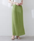 NICE CLAUP / OLIVE des OLIVE OUTLET(ナイスクラップ  / オリーブ デ オリーブ アウトレット) 【natural couture】ラメリブタイトスカート